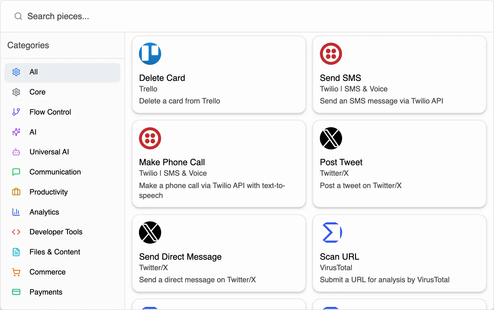 Visual Workflow Builder