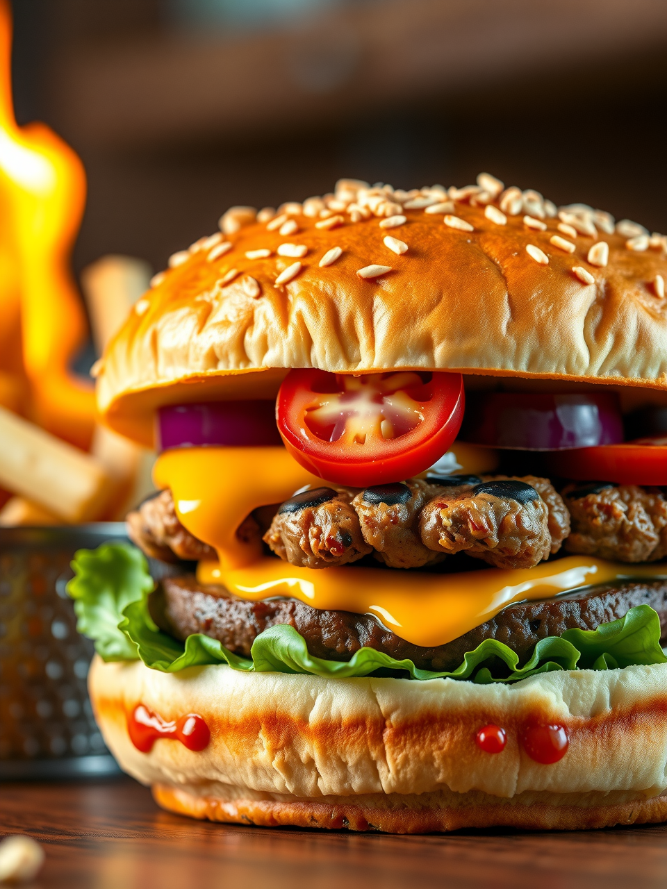 a-delicious-burger-with-cheese-and-tomato
